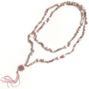 NWOB Energy Muse Aphrodite Genuine Pearl Necklace for Beauty, Love, and Passion